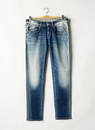 Blugi cu croială slim albastru REPLAY femeie