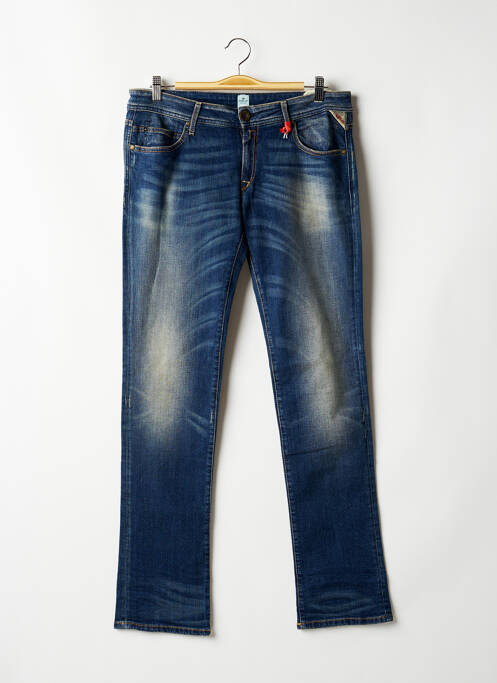 Blugi cu croială dreaptă albastru REPLAY femeie