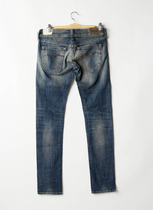 Blugi cu croială slim albastru REPLAY femeie