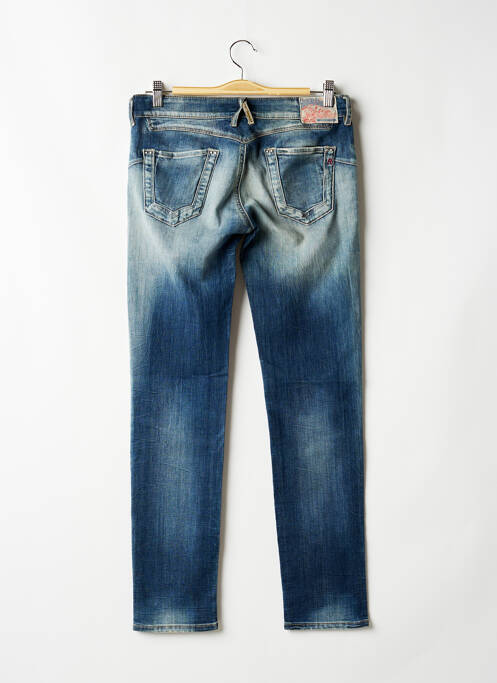 Blugi cu croială slim albastru REPLAY femeie