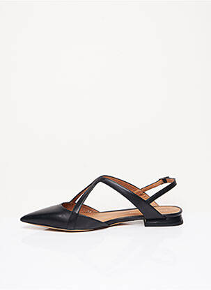 Sandale/pantofi decupați material neted toc plat până la 3 cm negru EMPORIO ARMANI femeie