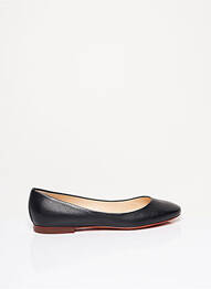Balerine material neted toc plat până la 3 cm negru SANTONI femme