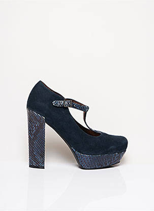 Pantofi cu toc închidere cu buclă(e) toc înalt de 10cm și mai mult albastru TOSCA BLU SHOES femeie