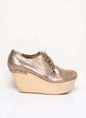 Botine/ghete material neted toc de 7 la 9 cm bej VIC MATIE femeie