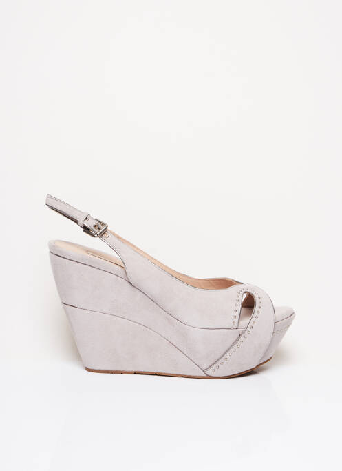 Sandale/Pantofi decupați gri PURA LOPEZ femeie