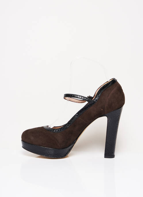 Pantofi cu toc maro GAIA D'ESTE femeie