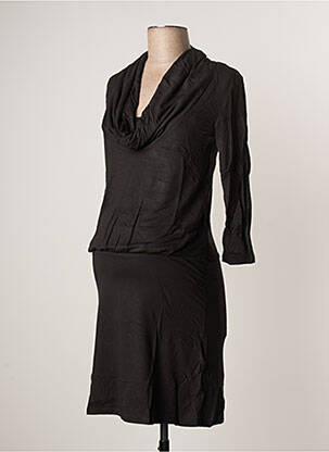 Rochie de maternitate mâneci 3/4 negru COLLINE femeie