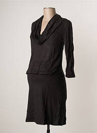 Rochie de maternitate elasticitate negru COLLINE femme