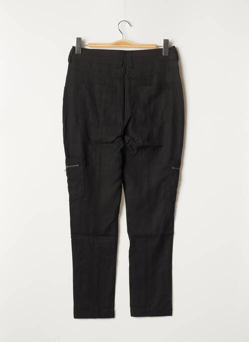 Pantalon drept talie cu cleme talie înaltă negru OBJECT femme