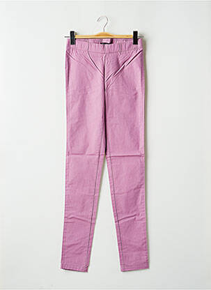 Pantalon slim talie elastică mărime normală violet VILA femeie