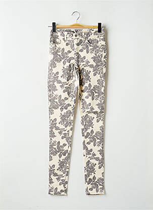 Blugi cu croială slim bej VILA femeie