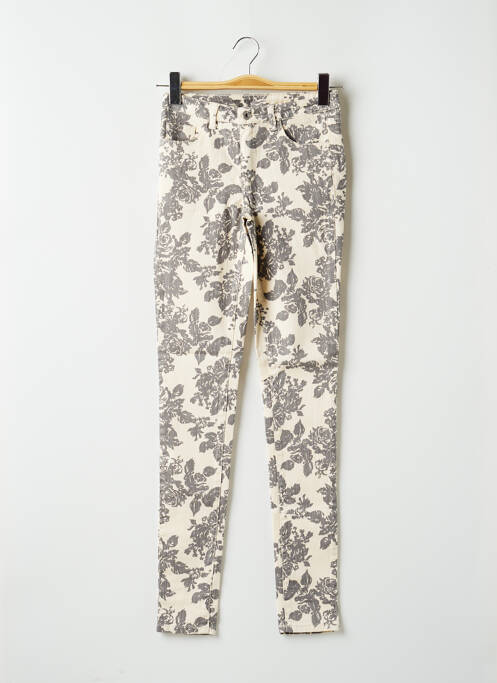 Blugi cu croială slim bej VILA femeie