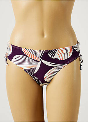 Chiloți de baie violet LOU femeie