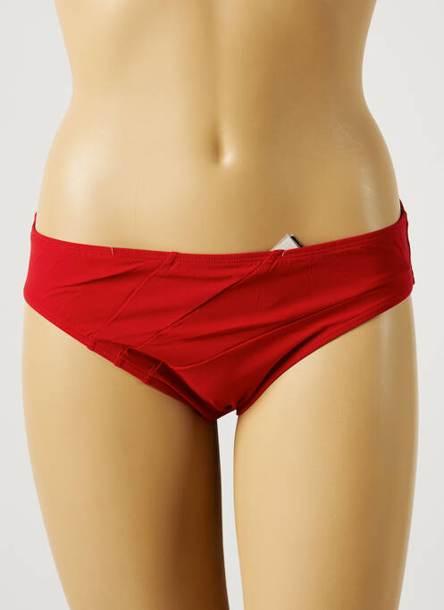 Chiloți de baie roșu LOU femeie