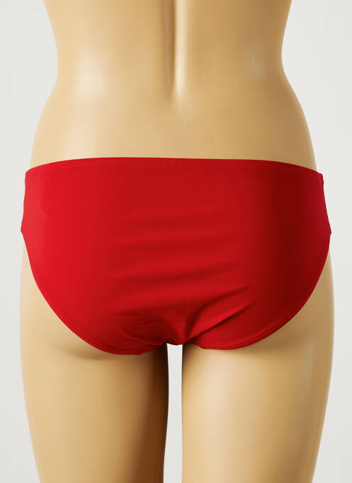 Chiloți de baie roșu LOU femeie