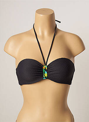 Sutien de costum de baie elasticitate top sutien modelat negru VARIANCE femeie