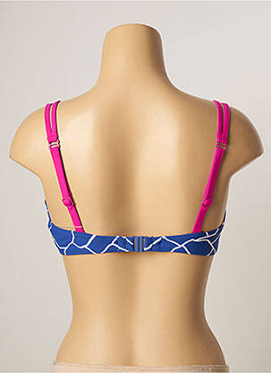Sutien de costum de baie elasticitate top sutien modelat albastru BELCOR femeie