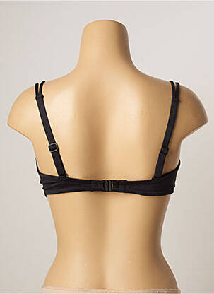 Sutien de costum de baie bretele elastice reglabile sutien balconet cu decolteu înalt negru BELCOR femeie
