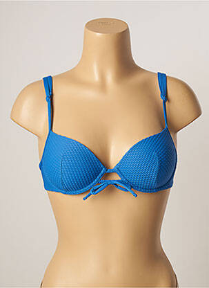 Sutien de costum de baie elasticitate top sutien modelat albastru VARIANCE femeie