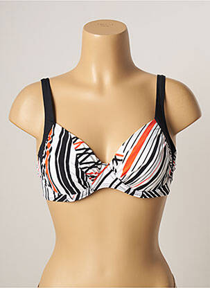 Sutien de costum de baie elasticitate alb BELCOR femeie