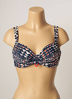 Sutien de costum de baie elasticitate albastru BELCOR femeie