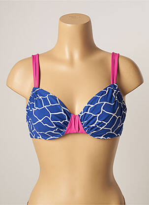 Sutien de costum de baie elasticitate albastru BELCOR femeie