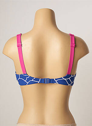 Sutien de costum de baie elasticitate albastru BELCOR femeie