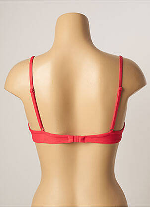 Sutien de costum de baie elasticitate top sutien modelat roșu CHERRY BEACH femeie