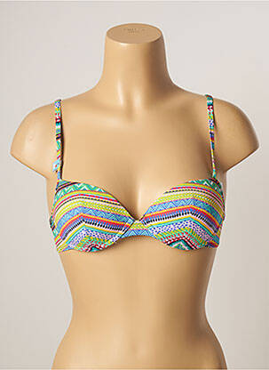 Sutien de costum de baie elasticitate top sutien modelat verde CHERRY BEACH femeie