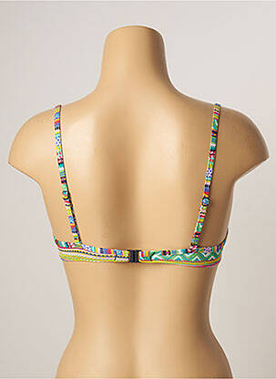 Sutien de costum de baie elasticitate top sutien modelat verde CHERRY BEACH femeie