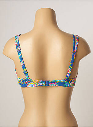 Sutien de costum de baie elasticitate top sutien modelat albastru BELCOR femeie