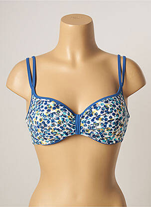 Sutien de costum de baie elasticitate top sutien modelat albastru BELCOR femeie