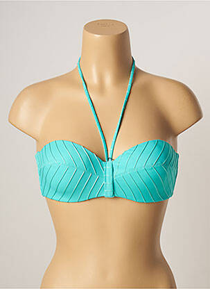 Sutien de costum de baie top sutien modelat top sutien modelat albastru LOU femeie