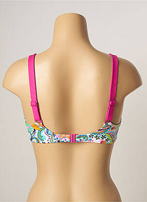 Sutien de costum de baie elasticitate sutien cupe întregi cu decolteu înalt verde BESTFORM femeie