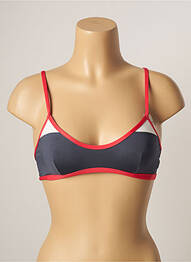 Sutien de costum de baie bretele elastice reglabile gri VARIANCE femeie