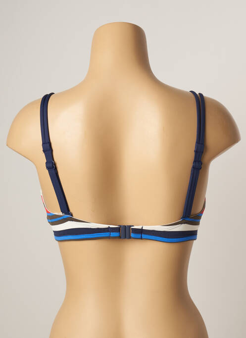 Sutien de costum de baie elasticitate top bentiță albastru BELCOR femme