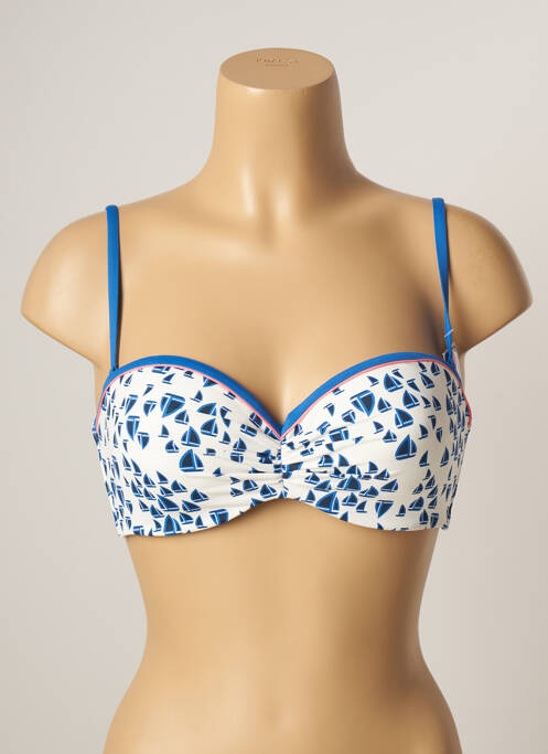 Sutien de costum de baie alb VARIANCE femeie