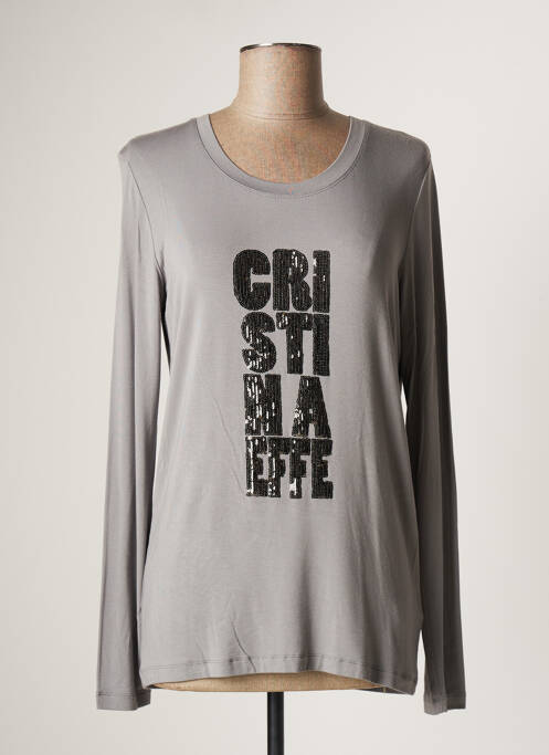 Tricou gri CRISTINA EFFE femeie