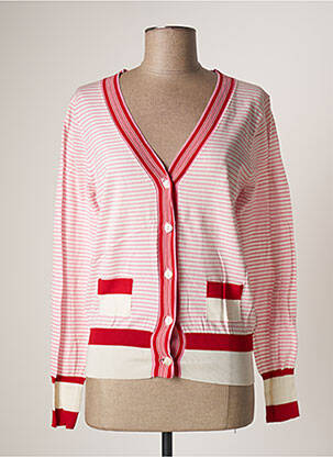 Vestă cu mâneci lungi roz STEFAN GREEN femeie