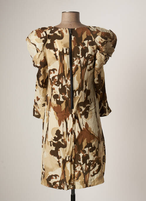 Rochie scurtă maro JEFF GALLANO femeie