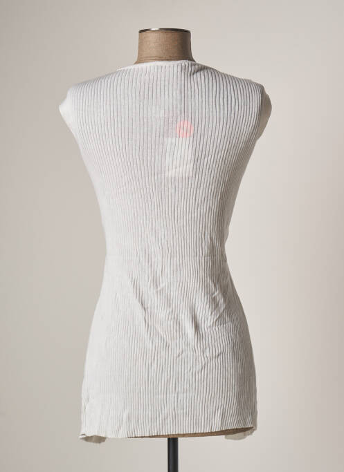 Vestă fără mâneci alb IN LOVE femeie