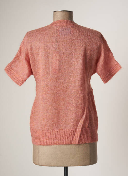 Vestă cu mâneci scurte roz STEFAN GREEN femeie