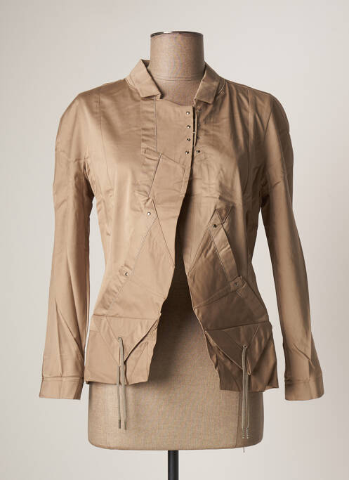 Jachete casual bej MARITHE & FRANCOIS GIRBAUD femeie