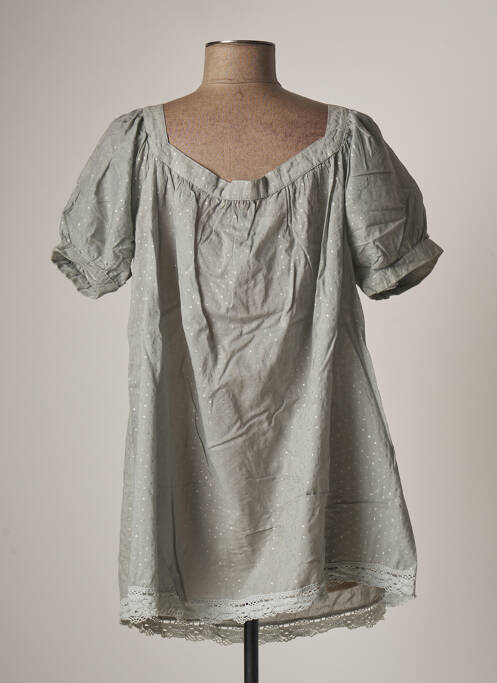 Tunică mâneci scurte gri IN LOVE femeie