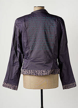 Jachete casual epoleți violet MADAME ZAZA OF MARSEILLE femeie