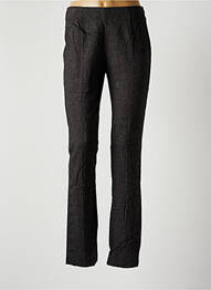 Pantalon drept elasticitate mărime normală negru PIER ANTONIO GASPARI femme