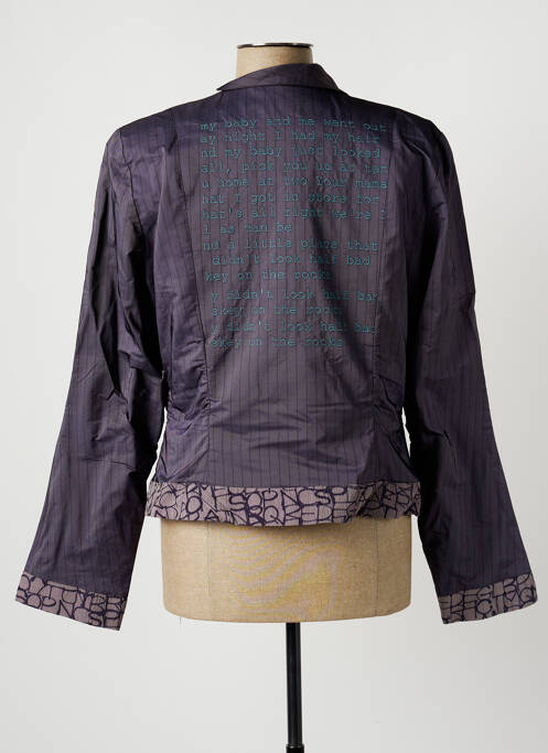 Jachete casual violet MADAME ZAZA OF MARSEILLE femeie
