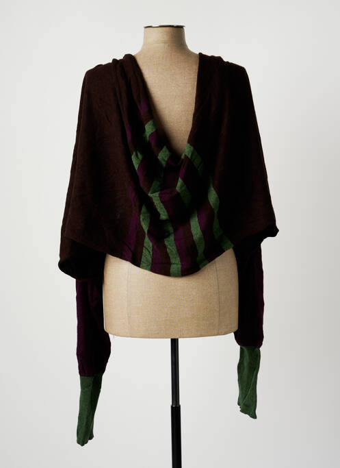 Vestă cu mâneci lungi maro PIER ANTONIO GASPARI femeie