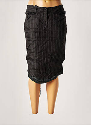 Fustă midi negru MARITHE & FRANCOIS GIRBAUD femeie