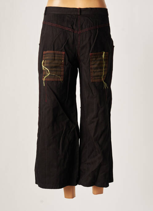 Pantalon trei sferturi maro MADAME ZAZA OF MARSEILLE femeie